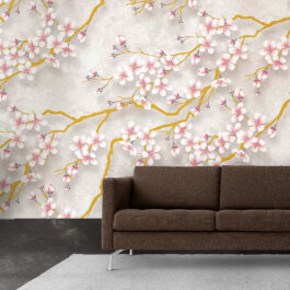 Artists Flower Design Wallpaper Roll for Covering Living Room Bedroom Walls