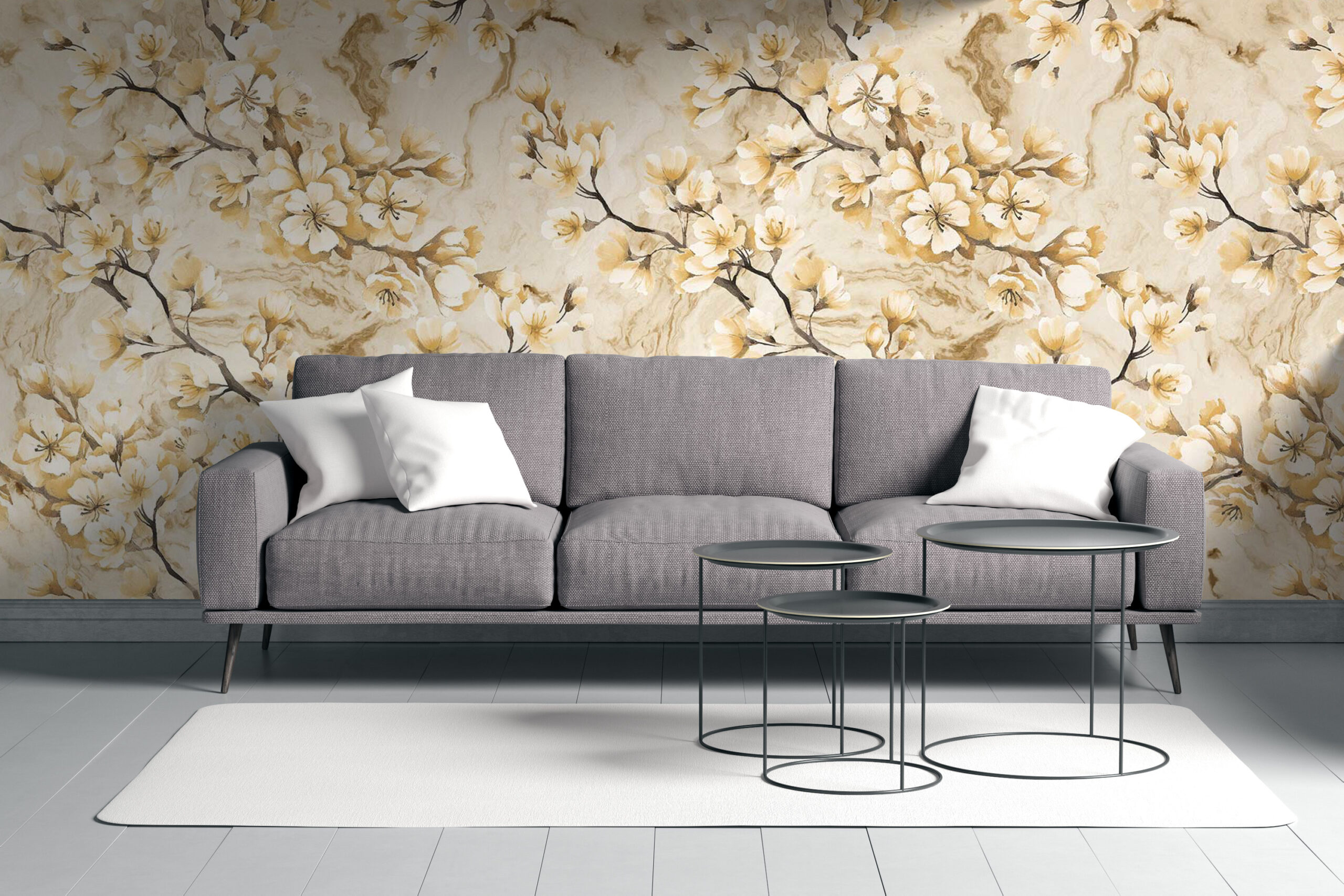 Flower Pattern Wallpaper for walls