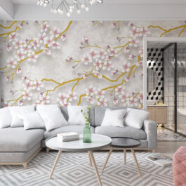 Artists Flower Design Wallpaper Roll for Covering Living Room Bedroom Walls