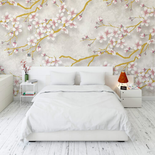 Artists Botanical Design Wallpaper For Wall