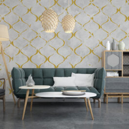Premium Geometric Wallpaper Roll for Covering Living Room Bedroom Walls