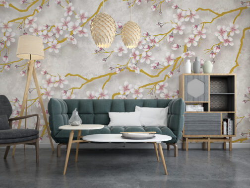 Artists Botanical Design Wallpaper For Wall