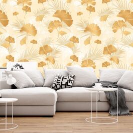 Floral & Botanical Wallpaper for Wall (Brown & Light Brown)