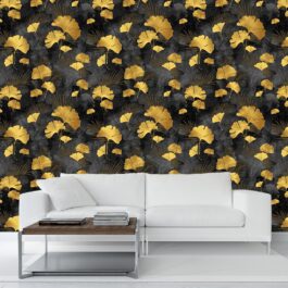 Floral & Botanical Wallpaper for Wall (Brown & Light Brown)